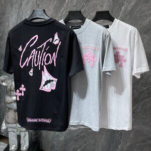 Chrome Heart " Caution " Tee Shirt